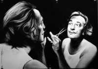 Cuadros modernos carbón Salvador Dalí